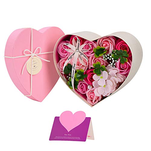 Regalos para San Valentin Wisolt Rosas de Jabon para Decorar Flores de Jabon Perfumado Regalos Originales para San Valentin Aniversario Cumpleaños Boda