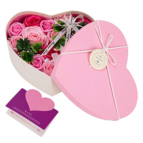 Regalos para San Valentin Wisolt Rosas de Jabon para Decorar Flores de Jabon Perfumado Regalos Originales para San Valentin Aniversario Cumpleaños Boda