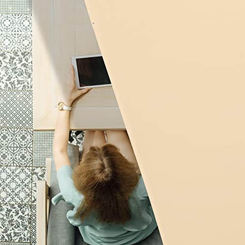 Relaxdays Toldo Vela, 5m, Hidrorrepelente, protección Anti-UV, Cuerdas, Sombraje, Terraza, Balcón, Jardín, Beige, 3,5 x 4,5 m