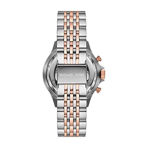 Reloj Bayville para hombre, de Michael Kors de acero inoxidable y movimiento automático con cronógrafo, MK9046