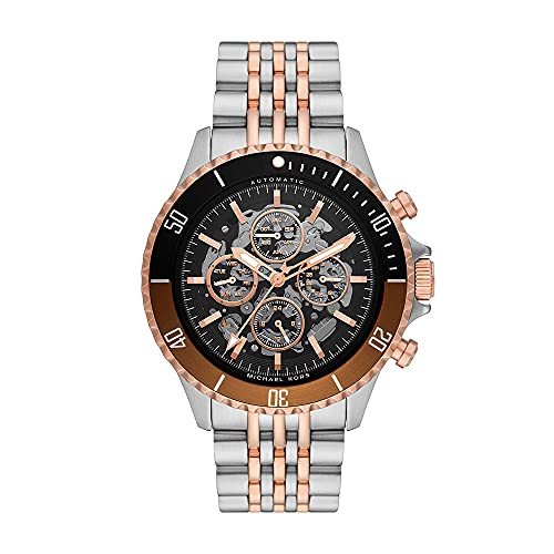 Reloj Bayville para hombre, de Michael Kors de acero inoxidable y movimiento automático con cronógrafo, MK9046