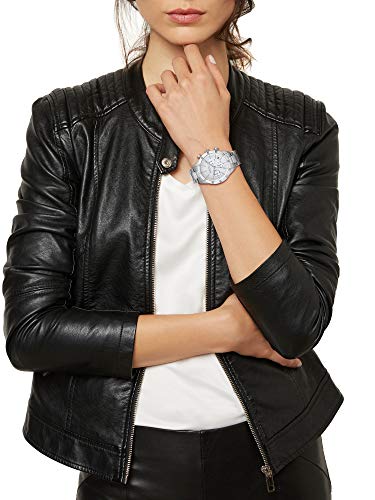 Reloj BREIL colección Dazzle Esfera monocromática Movimiento cronógrafo de Cuarzo y Brazalete de Acero para Mujer
