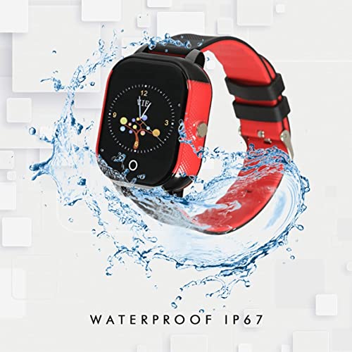 Reloj con GPS para niños Save Family Modelo Junior Acuático IP67. Smartwatch juvenil. Botón SOS, anti-bullying, chat privado, modo colegio, llamadas y mensajes. APP propia. Negro.