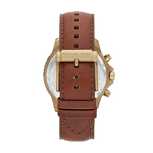 Reloj Cortland para hombre, de Michael Kors, de acero inoxidable en tonos dorados y con cronógrafo, MK8906