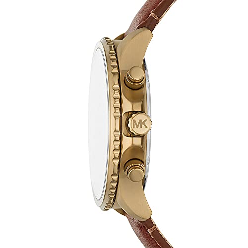 Reloj Cortland para hombre, de Michael Kors, de acero inoxidable en tonos dorados y con cronógrafo, MK8906