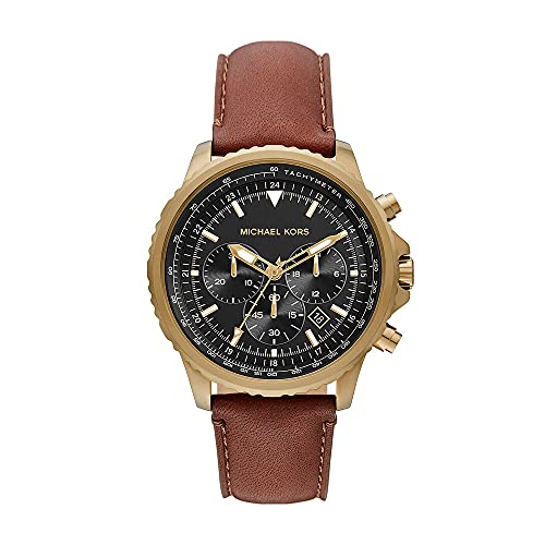 Reloj Cortland para hombre, de Michael Kors, de acero inoxidable en tonos dorados y con cronógrafo, MK8906