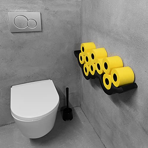 Renova Papel Higiénico, Color Amarillo - 3 Paquetes de 6 Rollos