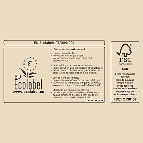 Renova Papel Higiénico Love&Action, 108 Rollos Ecológicos, Certificados FSC & Ecolabel