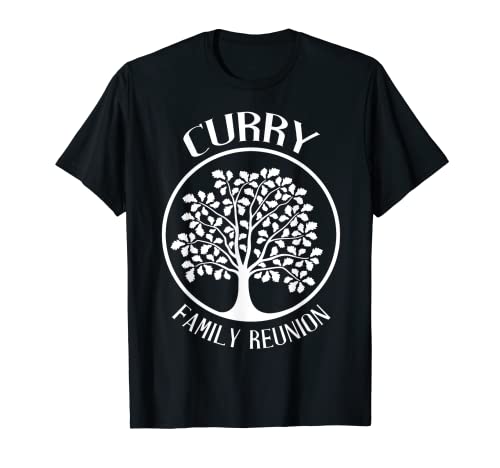 Reunión familiar de curry para todos los árboles con raíces fuertes Camiseta