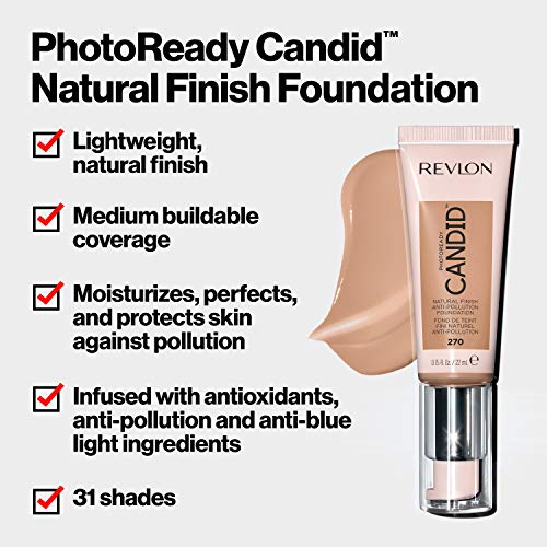 Revlon PhotoReady Candid Base de Maquillaje (#320 Tawny) 22ml
