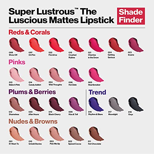 Revlon Super Lustrous Pintalabios Luscious Mate (#008 Show Off)