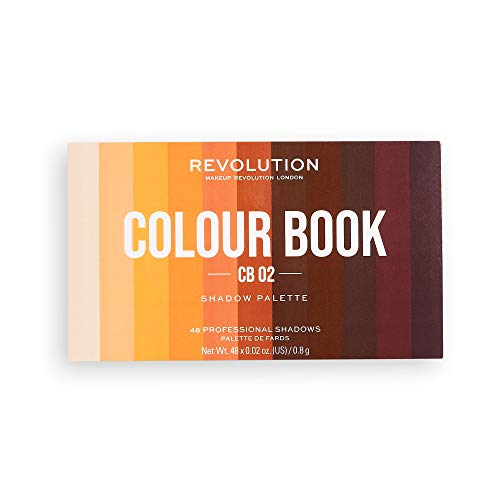 Revolution Beauty Ltd Ltd1168519 - Paleta De Sombras Para Libros De Colores, Cb02