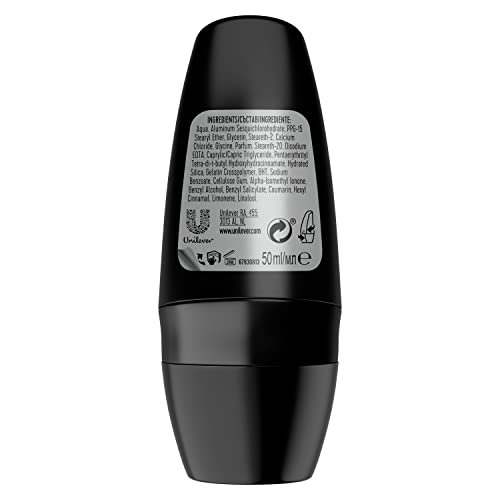 Rexona Maximum Protection Desodorante Roll On Antitranspirante para hombre Clean Scent  50ml - Pack de 6