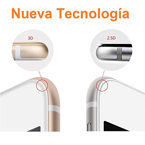 REY Protector de Pantalla Curvo para AMAZFIT GTS 2 Mini, Negro, Premium, 3D / 4D / 5D, Anti Roturas