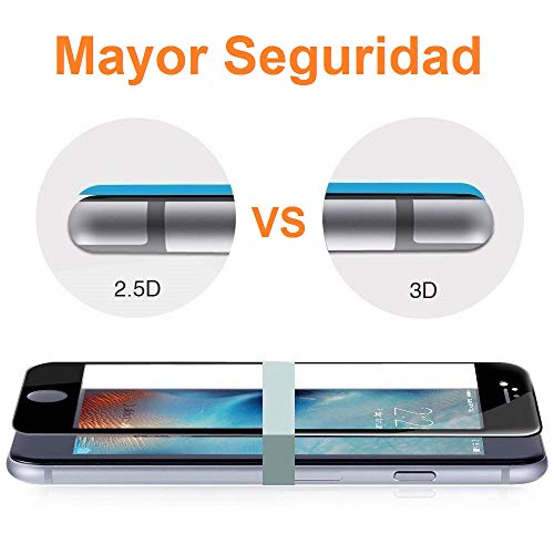REY Protector de Pantalla Curvo para AMAZFIT GTS 2 Mini, Negro, Premium, 3D / 4D / 5D, Anti Roturas