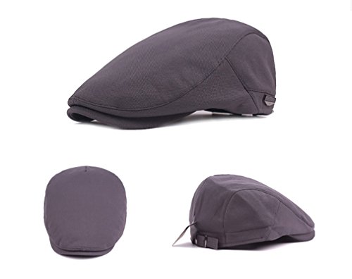 RICHTOER - Boina - para Hombre Gris Gris