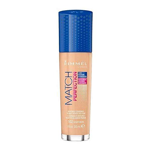 Rimmel Match Perfection Foundation - Base de maquillaje líquida 201 Classic Beige