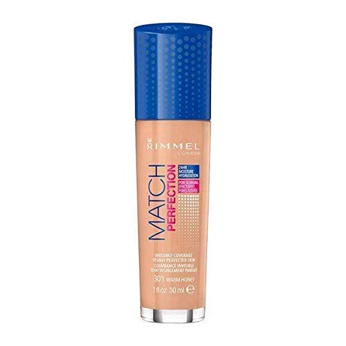 Rimmel Match Perfection Foundation - Base de maquillaje líquida 201 Classic Beige
