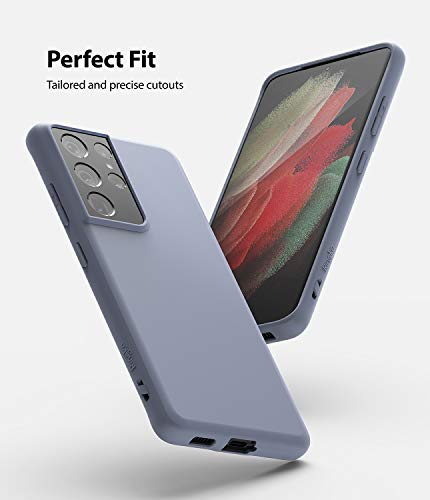 Ringke Air-S Compatible con Funda Samsung Galaxy S21 Ultra (6,8 Pulgadas), Delgada Ligera Fina Slim TPU Carcasa - Lavender Gray