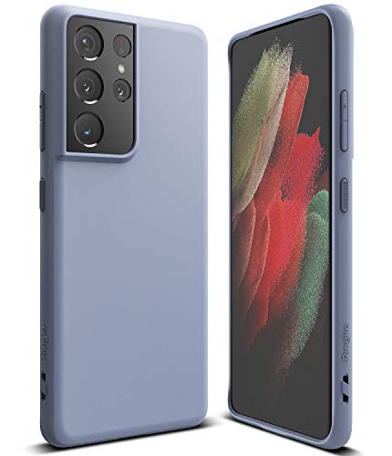 Ringke Air-S Compatible con Funda Samsung Galaxy S21 Ultra (6,8 Pulgadas), Delgada Ligera Fina Slim TPU Carcasa - Lavender Gray