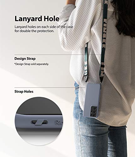 Ringke Air-S Compatible con Funda Samsung Galaxy S21 Ultra (6,8 Pulgadas), Delgada Ligera Fina Slim TPU Carcasa - Lavender Gray