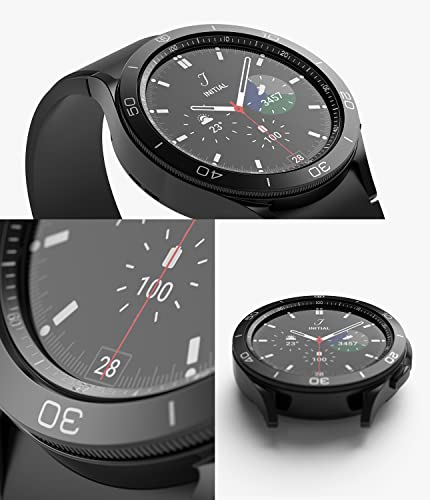 Ringke Inner Bezel Styling Compatible con Funda Samsung Galaxy Watch 4 Classic 42mm, Accesorio Adhesivo - 42-IN-02 (ST) Black