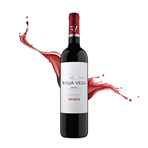 Rioja Vega - Vino Tinto Rioja Crianza - Estuche de 3 Botellas x 750 ml - D.O. Rioja - Tempranillo y Graciano - 12 Meses en Barricas de Roble Americano