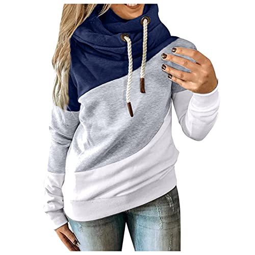riou Sudadera con Capucha Para Mujeres Otoño Invierno Casual Sport Star Pullover Hoodie con Bolsillo Casual Moda Tops Baratas Camiseta Blusa Deportivos