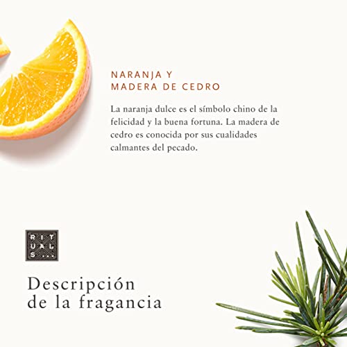 RITUALS Cesta Regalo del Ritual of Mehr, Tamaño Grande - Con Naranja Dulce y Madera de Cedro - Propiedades Energizantes y Estimulantes con Vitamina C
