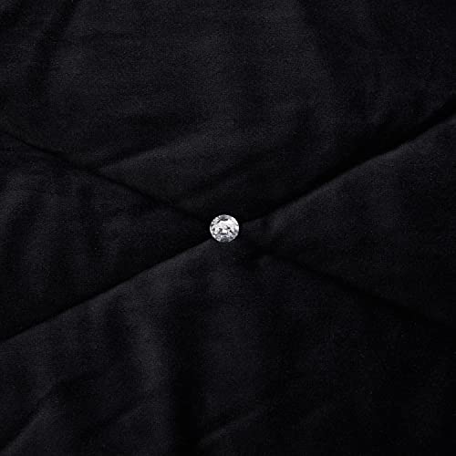 Riva Paoletti - Camino de Cama con Lentejuelas de Cristal de Diamante - diseño geométrico Acolchado - 100% poliéster - Relleno de poliéster - 70 x 220 cm (71 x 220 cm) - Diseñado en el Reino Unido