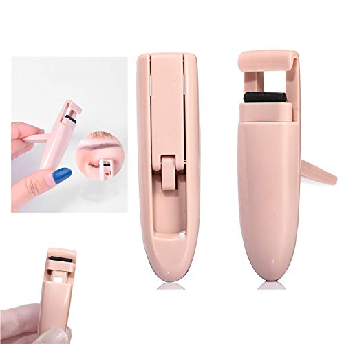 Rizador de pestañas Peine de Pestañas Plegable Separador de Pestañas de Dientes de Metal para Aseo de Pestañas Beauty Makeup Tool para todas las formas de ojos