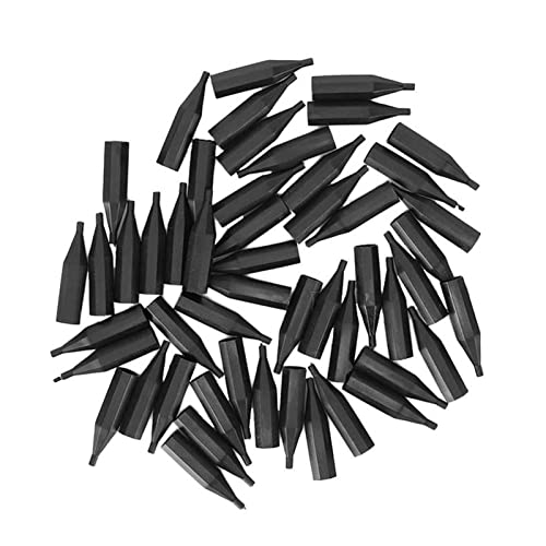 RJSP Tips de Aguja de 50 unids. 1p / 3r Aguja de Descarga de Aguja Estable de coloración rápida Negra
