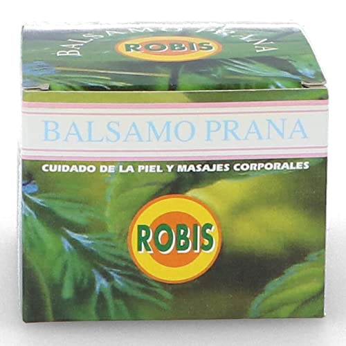 Robis Balsamo Prana 60 | Cósmetica Natural - Masajes - Músculos y Articulaciones Flexibles - Analgésico y antiinflamatorio | Aceite de Coco, Clavo, Romero, Eucalipto, Menta | 60ml