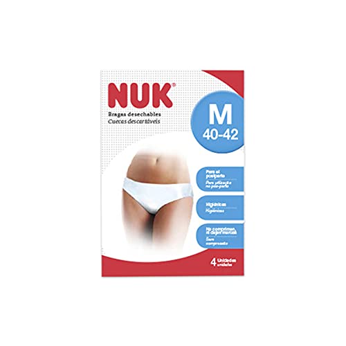 ROCHE DIAGNOSTICS S.L. Bragas Desechables Postparto | Talla M (40-42) | Pack 4 Unidades