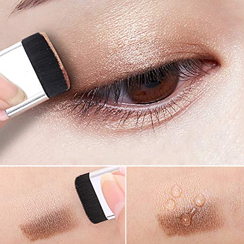 Rocita Sombras de Ojos,Paleta de sombra de ojos de Lazy Double Colors Profesional Paleta de Maquillaje Cosmética Eyeshadow (Perla)