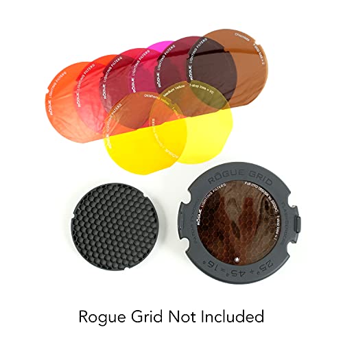 Rogue Gels - Filtros para cabezales de flashes para Rogue Grid