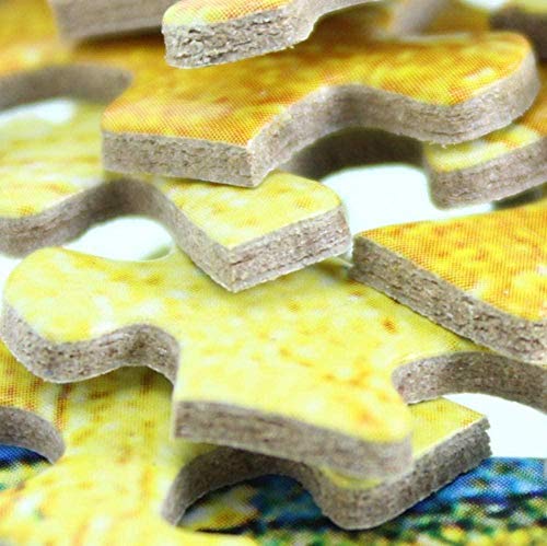 Rompecabezas de 1000 piezas para adultos, materiales reciclables de primera calidad e impresión de alta definición, juego familiar, montañas brumosas y un grupo de gansos salvajes Team building, regal