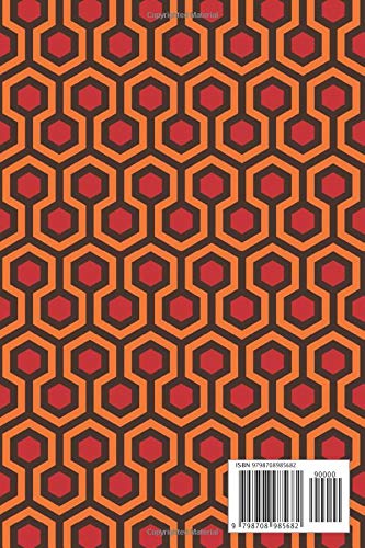 Room 237 Notebook Retro 1970s Red Orange Brown Abstract Honeycomb Pattern | Journal Diary Sketchbook | Design Inspired by The Shining Overlook Hotel ... by The Shining Overlook Hotel Carpet)