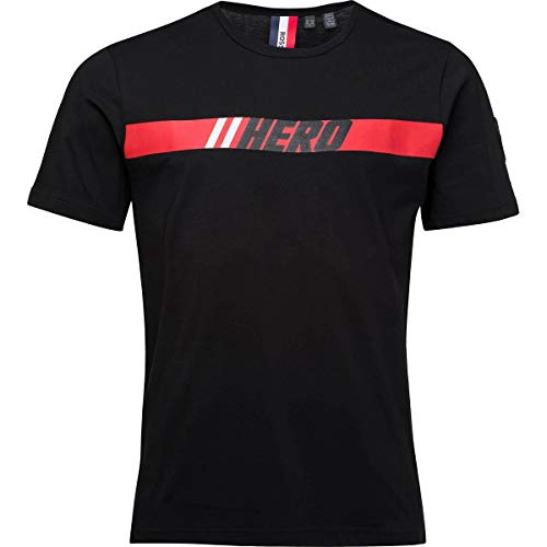 Rossignol Hero Camiseta, Hombre, Black, XS