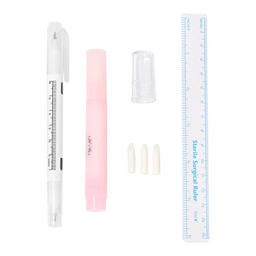 Rotulador de tatuaje, bolígrafo de posicionamiento de tatuaje Microblading resistente al agua, juego de bolígrafo de eliminación de marcas de tatuaje portátil para principiantes