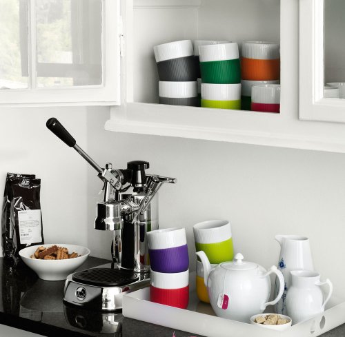 Royal Copenhagen 1017329 Contrast - Vaso (Silicona), Color Azul