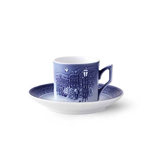 Royal Copenhagen 1024795 Xmas Plate Series RC - Copa de Navidad (porcelana, tamaño mediano: parte inferior, 2018), multicolor