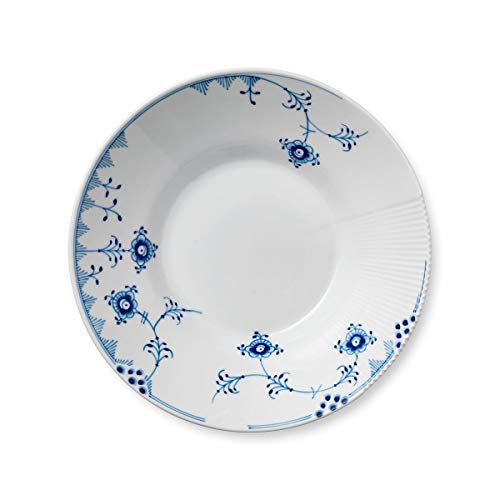 Royal Copenhagen Blue Elements - Plato hondo (porcelana, 25 cm), color azul