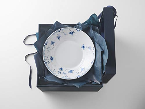 Royal Copenhagen Blue Elements - Plato hondo (porcelana, 25 cm), color azul