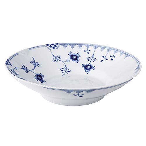 Royal Copenhagen Blue Elements - Plato hondo (porcelana, 25 cm), color azul