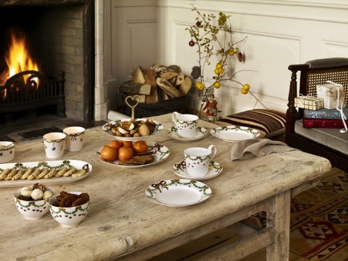Royal Copenhagen Star Fluted/Xmas Tetera, Porcelana, multicolor