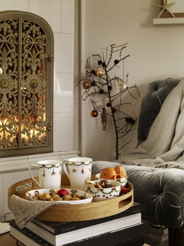 Royal Copenhagen Star Fluted/Xmas Tetera, Porcelana, multicolor