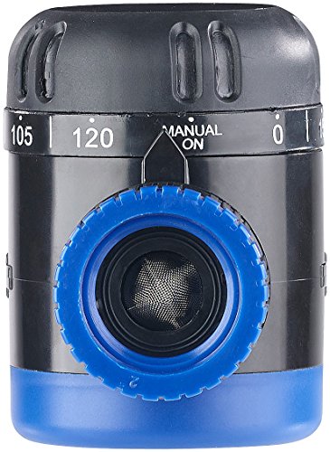 Royal Gardineer Interruttore orario rubinetto dell'acqua: Timer meccanico per irrigazione, Fino a 120 min, Filettatura da 3/4" (Timer per irrigazione)