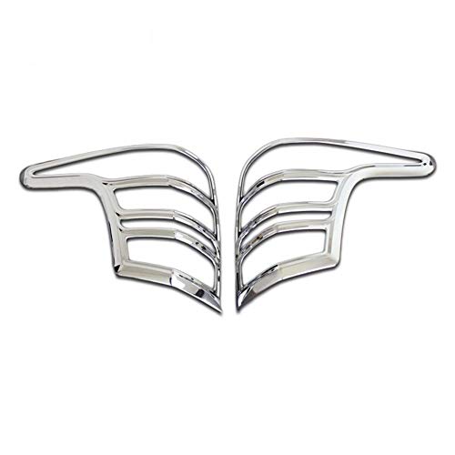 ROYAL STAR TY 2016-2019 Cola del Cromo iluminación de la Carcasa for Mitsubishi L200 Triton Cubierta de la lámpara Trasera (Color : Black)