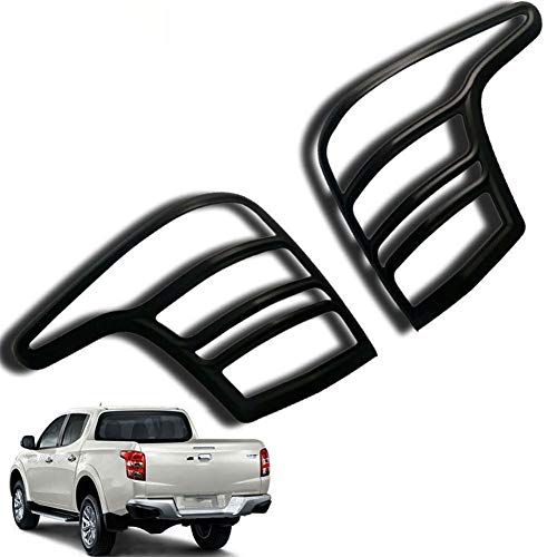 ROYAL STAR TY 2016-2019 Cola del Cromo iluminación de la Carcasa for Mitsubishi L200 Triton Cubierta de la lámpara Trasera (Color : Carbon Fiber)
